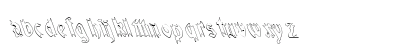 QuaelGothicHollowLeftyCondensed Regular