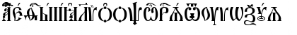 Irmologion Caps ieUcs Regular Font