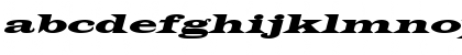 Latin-WideExtObl Normal Font