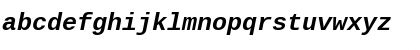 Liberation Mono Bold Italic Font