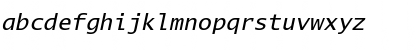 LucidaMonoEF Italic Font LucidaMonoEF Italic Font