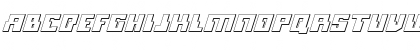 Micronian 3D Italic Italic Font