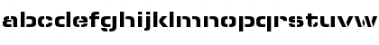 MicroStencil-Black Regular Font MicroStencil-Black Regular Font