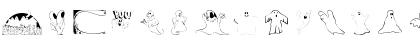 101! A Ghostly Font Regular Font 101! A Ghostly Font Regular Font