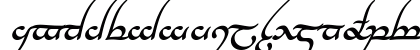 Tengwar Annatar Bold Italic Tengwar Annatar Bold Italic