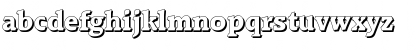AliBeckerShadow-ExtraBold Regular Font