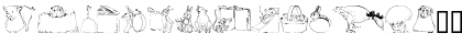 GE Whimsical Animals I Regular Font GE Whimsical Animals I Regular Font