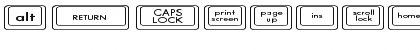 Keyboard KeysEx Expanded Regular Font