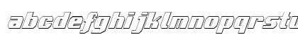 Voortrekker 3D Condensed Italic Condensed Italic