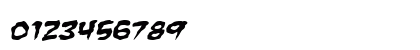 Zombie Guts Squished Italic