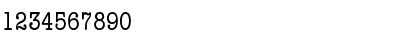 AmericanTypewriterCondensedBQ Regular Font