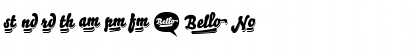 Bello Words Solo Regular Font