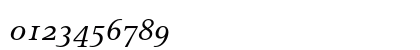 Apollo MT Italic Oldstyle Figures Apollo MT Italic Oldstyle Figures
