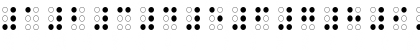 Braille Outline Regular Font Braille Outline Regular Font