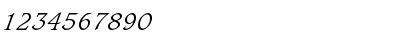 CaxtonEF LightItalic Font