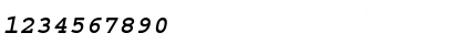 Courier Bold Oblique Font Courier Bold Oblique Font