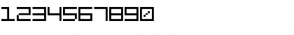 7 Squared Regular Font