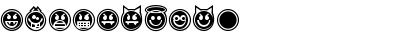 Emoticons Outline Regular Font