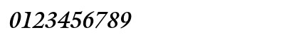 ITC Galliard Std Bold Italic