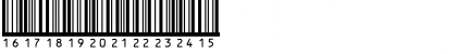 IDAutomationSBHI25M Regular Font IDAutomationSBHI25M Regular Font