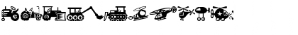 MiniPics LilVehicles Font MiniPics LilVehicles Font