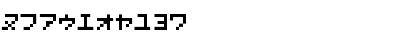 Nanoscopics Katakana Font Nanoscopics Katakana Font