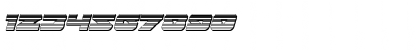 Banjin Scanlines Chrome Italic Italic Font Banjin Scanlines Chrome Italic Italic Font