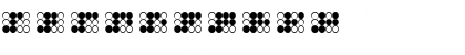 braille bold Regular Font