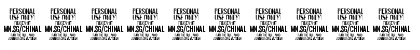 Chinal Black PERSONAL USE ONLY Regular Font Chinal Black PERSONAL USE ONLY Regular Font