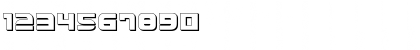 Defcon Zero 3D Regular Font Defcon Zero 3D Regular Font