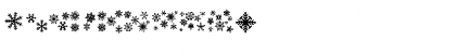 DH Snowflakes Regular Font