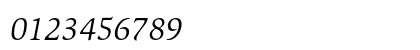 ITC Slimbach Book Italic