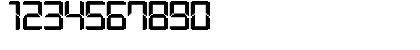 Modern LCD-7 Regular Font