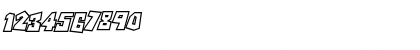 RockBiterOutlines Italic Font RockBiterOutlines Italic Font