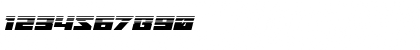 Turbo Charge Halftone Italic Italic Font