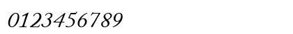 AdobeCaslon RomanItalic