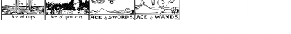 Gypsy Tarot-Minor Arcana Regular Font Gypsy Tarot-Minor Arcana Regular Font
