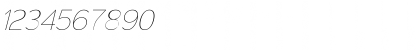 Sinkin Sans 100 Thin Italic Regular Font