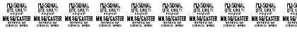 Caster PERSONAL USE ONLY Regular Font Caster PERSONAL USE ONLY Regular Font