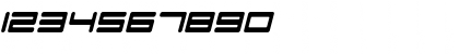 F-Zero GX Venue Font Italic Font