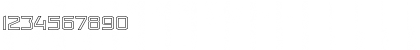 Militech Outlined Font