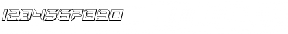 Zero Prime 3D Italic Italic Font