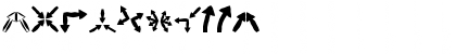 Arrows Mangle Regular Font