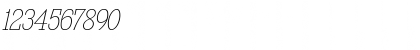 Kingsbridge SemiCondensed UltraLight Italic Font
