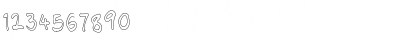 NipCen's Handwriting CondOut Condensed Outline Font NipCen's Handwriting CondOut Condensed Outline Font