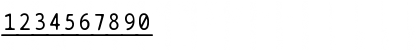 BPtypewriteUnderscored Regular Font BPtypewriteUnderscored Regular Font