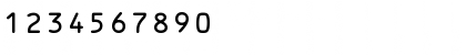 OCR-B-Digits Normal Font OCR-B-Digits Normal Font