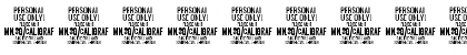Caligraf Thin PERSONAL USE Regular Font Caligraf Thin PERSONAL USE Regular Font