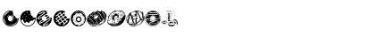 Donuts Icons Regular Font