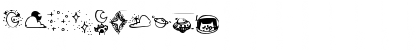 Galaxy_dingbats Regular Font